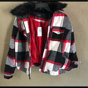 Torrid plaid jacket